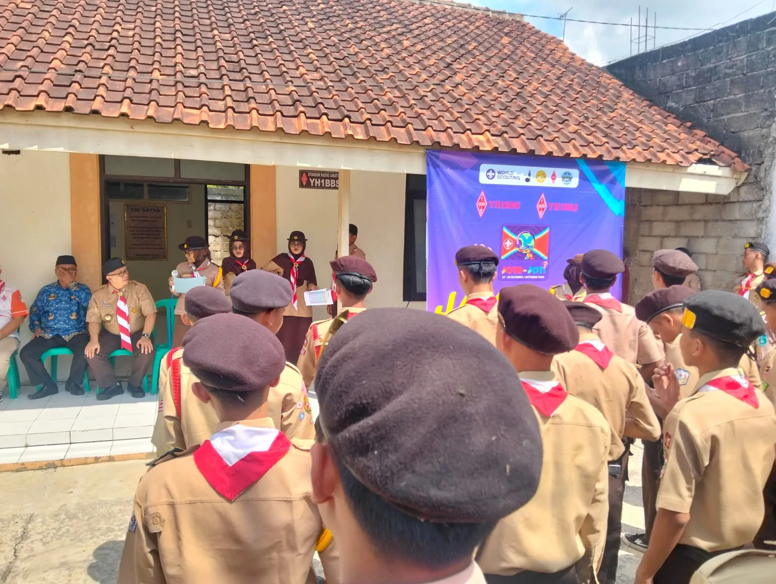 Pembukaan JOTA-JOTI 2025 di Kwarcab Kota Banjar Didukung ORARI Lokal Kota Banjar