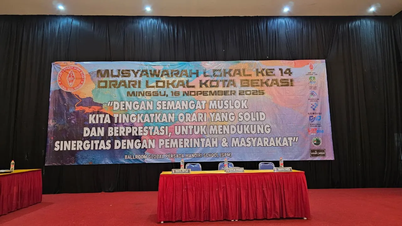 Musyawarah Lokal (MUSLOK) Ke-14 ORARI Lokal Kota Bekasi