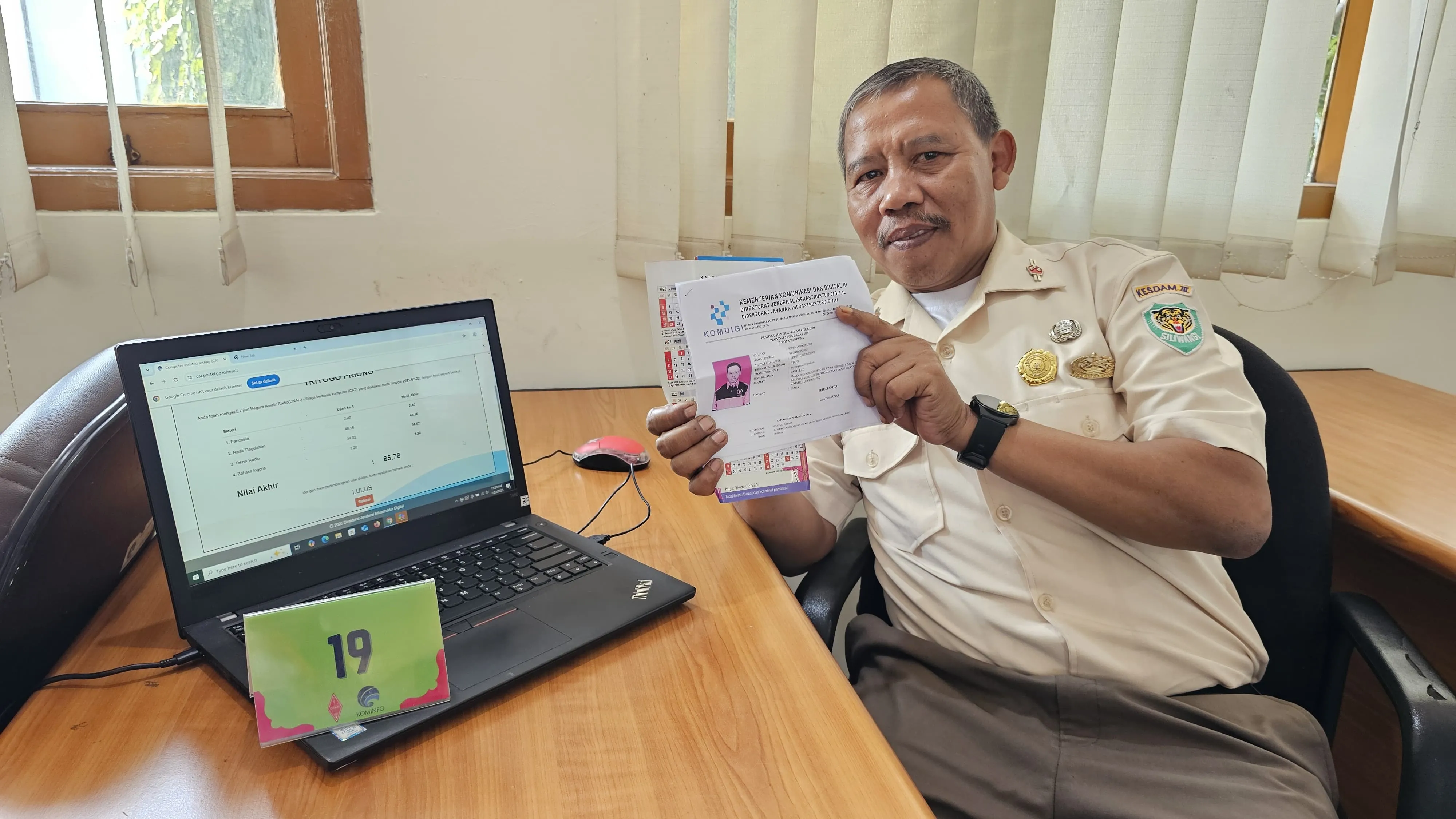 Ujian Negara Amatir Radio (UNAR) Reguler ke-VII tahun 2025