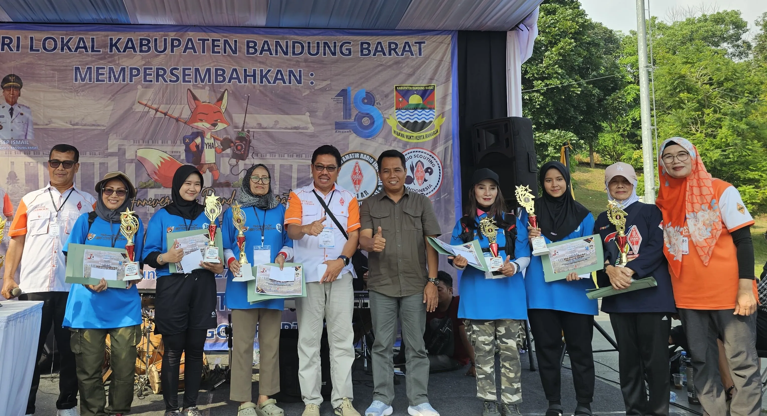 Walking Fox Hunting ARDF 2025 – HUT ke-18 Kabupaten Bandung Barat