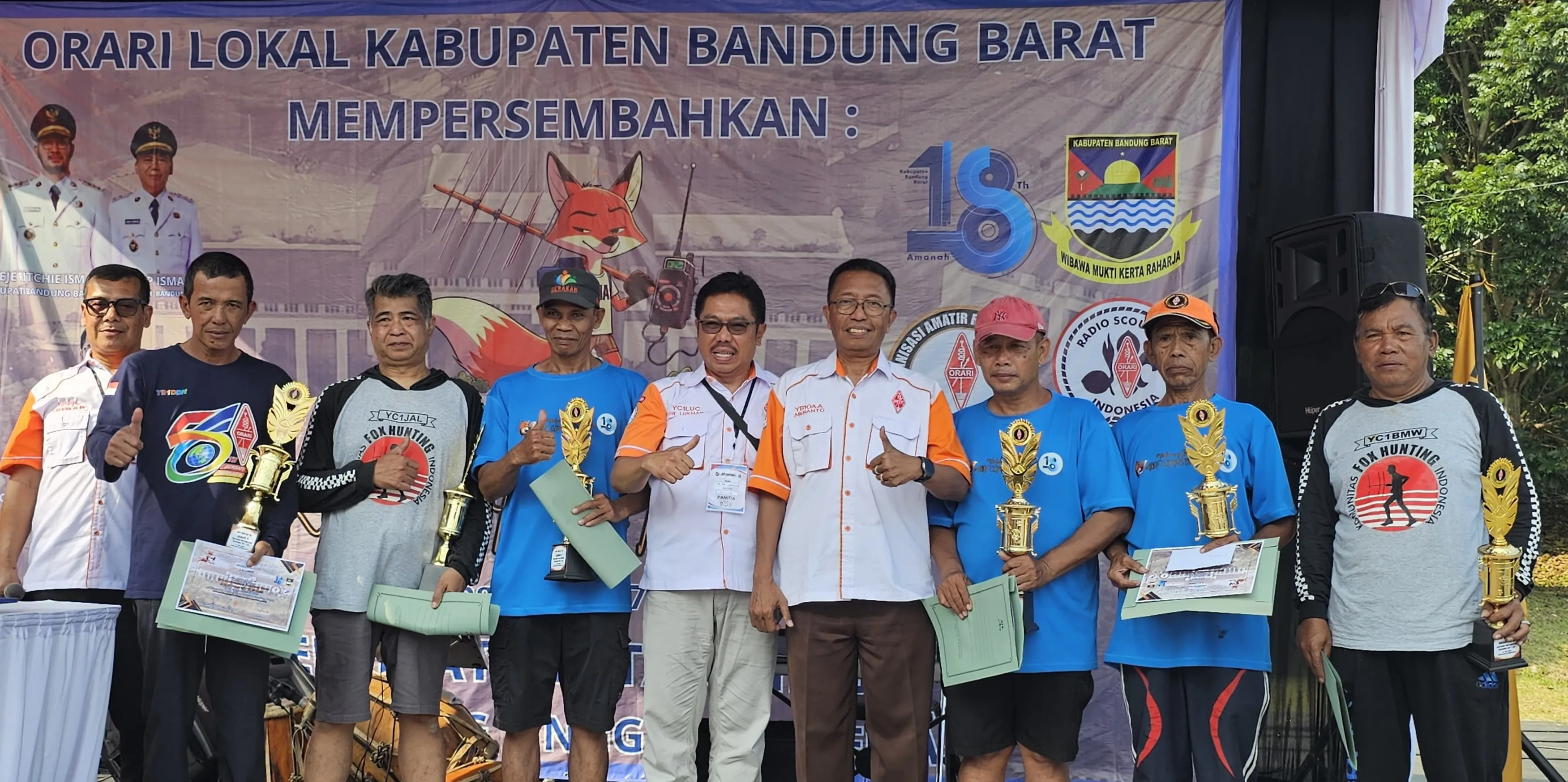Walking Fox Hunting ARDF 2025 – HUT ke-18 Kabupaten Bandung Barat