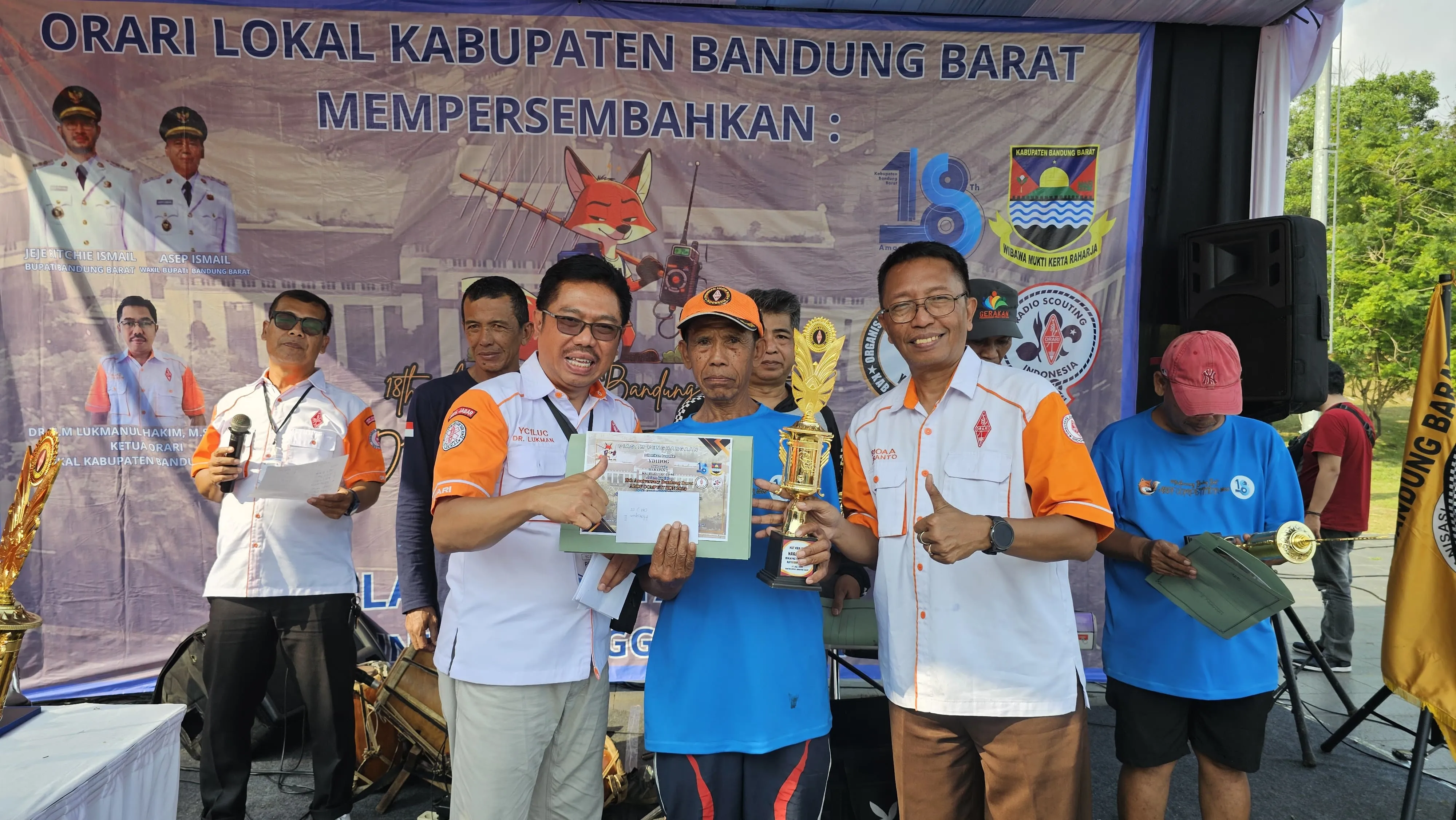 Walking Fox Hunting ARDF 2025 – HUT ke-18 Kabupaten Bandung Barat