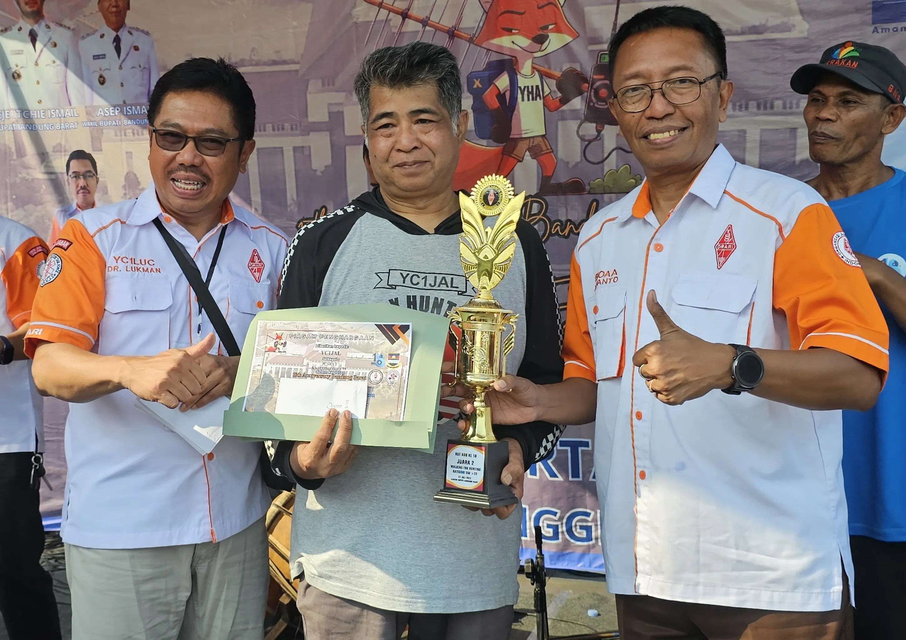 Walking Fox Hunting ARDF 2025 – HUT ke-18 Kabupaten Bandung Barat