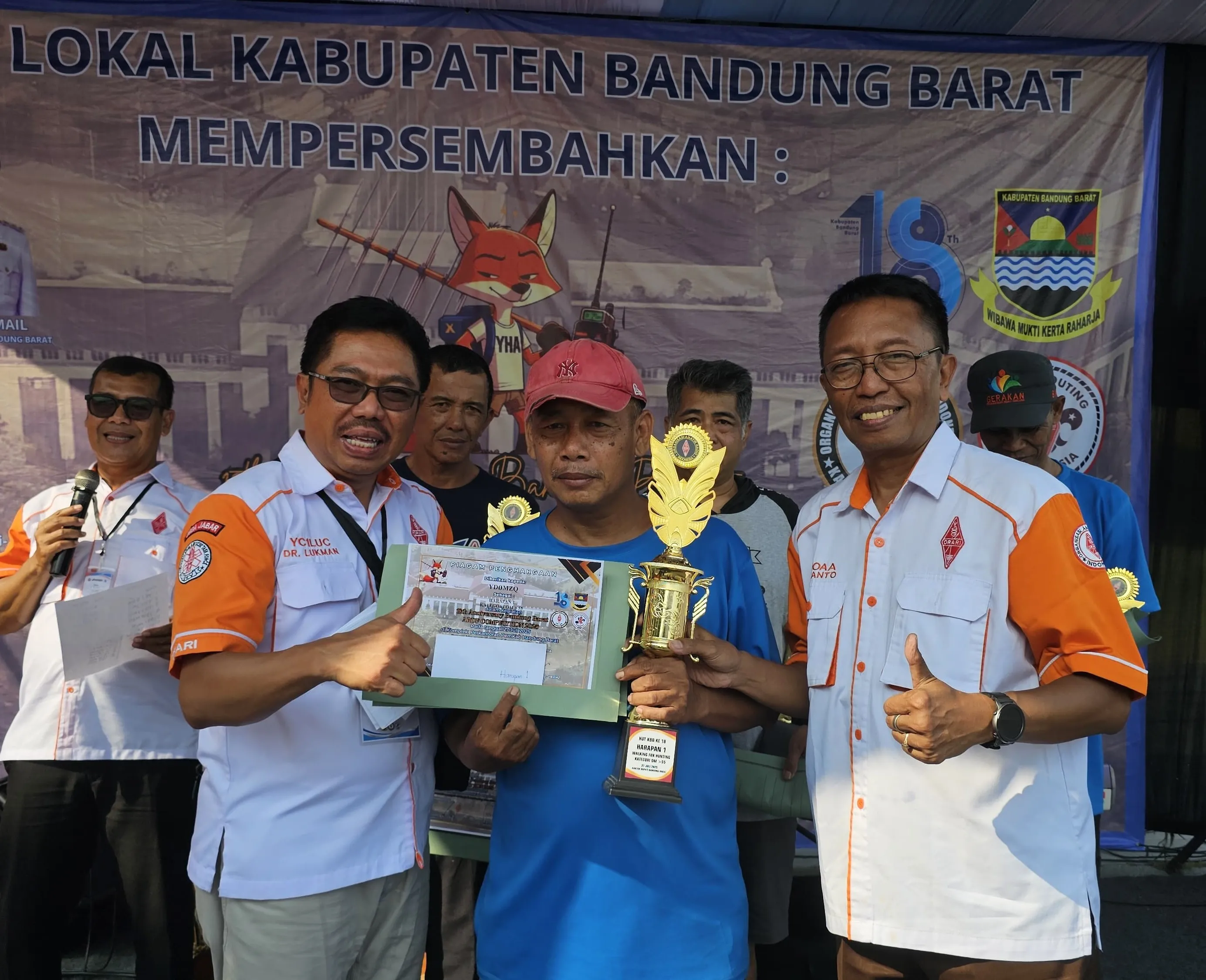 Walking Fox Hunting ARDF 2025 – HUT ke-18 Kabupaten Bandung Barat