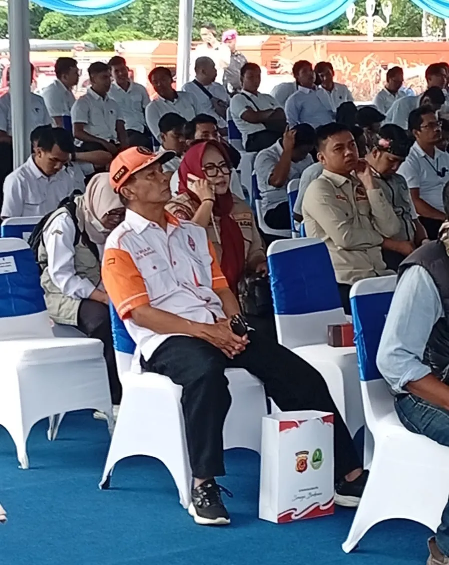 Apel Kesiapsiagaan Penanggulangan Bencana bersama Polda Jabar di Depan Gedung Sate