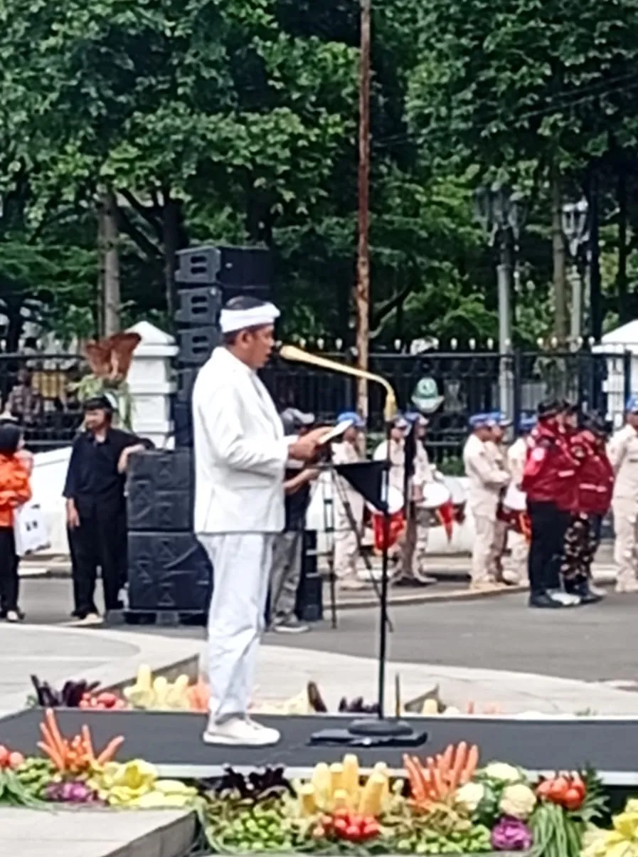 Apel Kesiapsiagaan Penanggulangan Bencana bersama Polda Jabar di Depan Gedung Sate