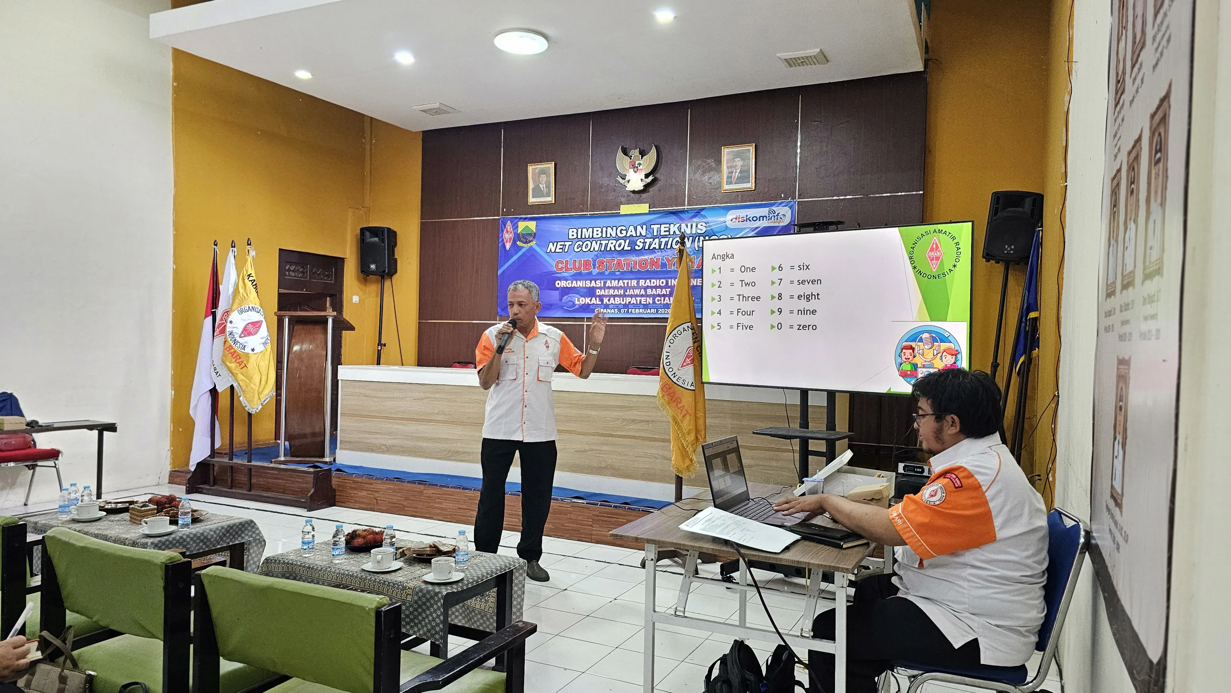 Bimbingan Teknis Net Control Station (NCS) Club Station YH1AD