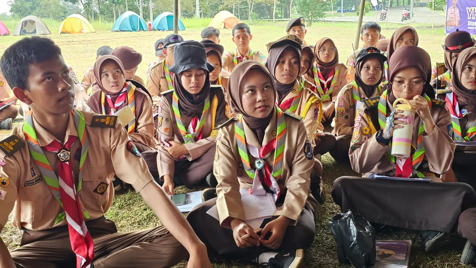 Kegiatan Hari Kedua JOTA-JOTI 2025 Kwarcab Kabupaten Bandung Barat Bersama ORARI Lokal Kabupaten Bandung Barat