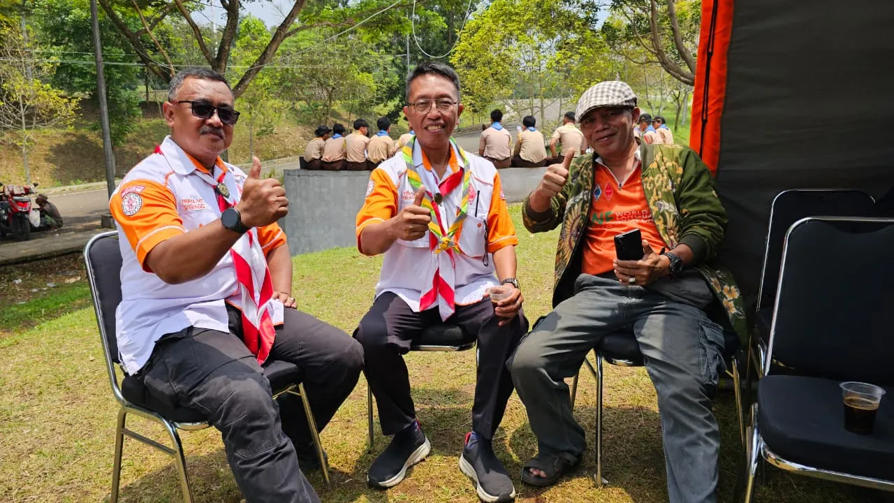 Kegiatan Hari Kedua JOTA-JOTI 2025 Kwarcab Kabupaten Bandung Barat Bersama ORARI Lokal Kabupaten Bandung Barat