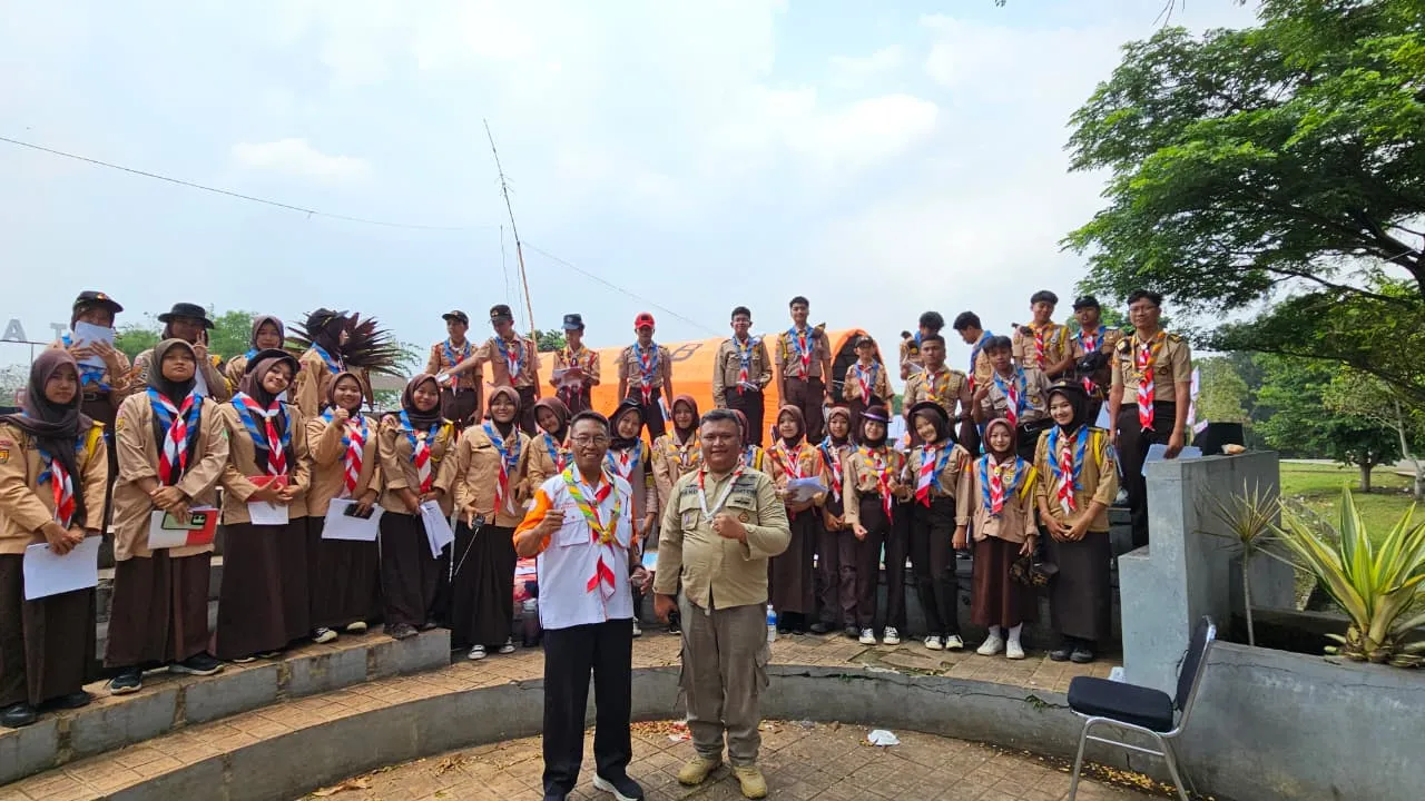 Kegiatan Hari Kedua JOTA-JOTI 2025 Kwarcab Kabupaten Bandung Barat Bersama ORARI Lokal Kabupaten Bandung Barat
