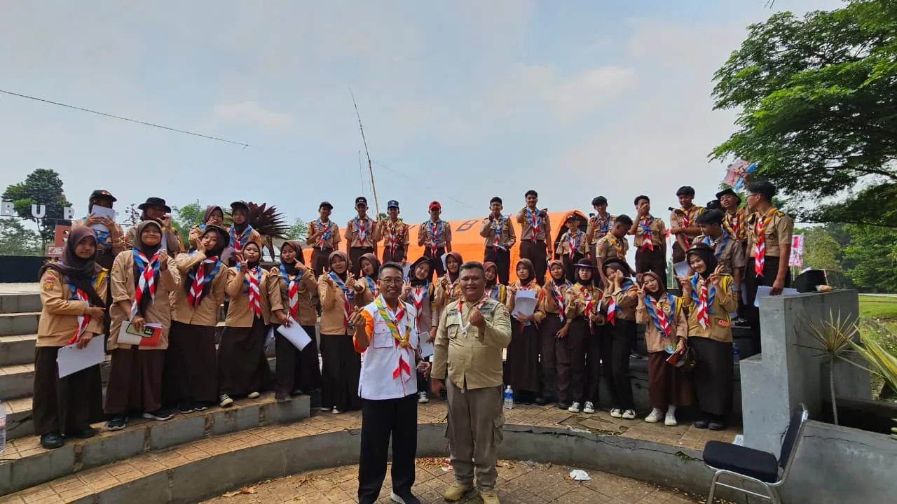 Kegiatan Hari Kedua JOTA-JOTI 2025 Kwarcab Kabupaten Bandung Barat Bersama ORARI Lokal Kabupaten Bandung Barat