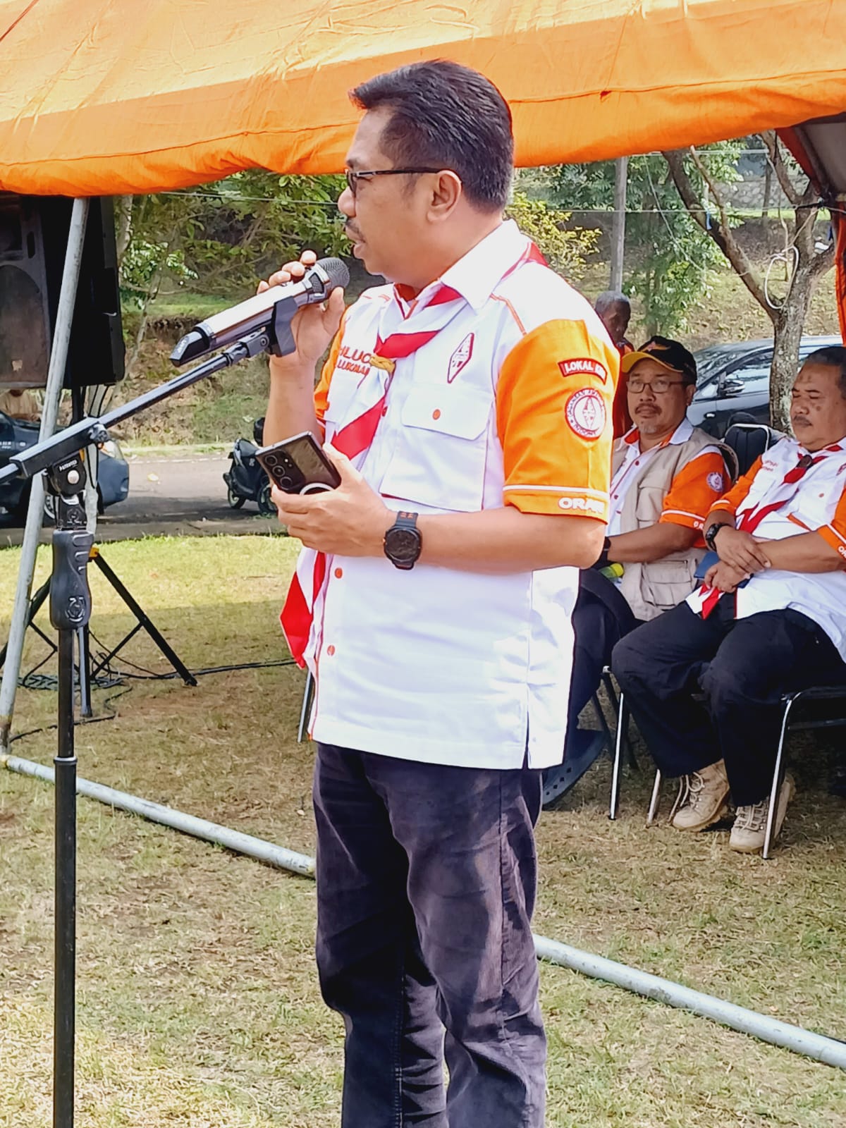 Kegiatan Hari Kedua JOTA-JOTI 2025 Kwarcab Kabupaten Bandung Barat Bersama ORARI Lokal Kabupaten Bandung Barat