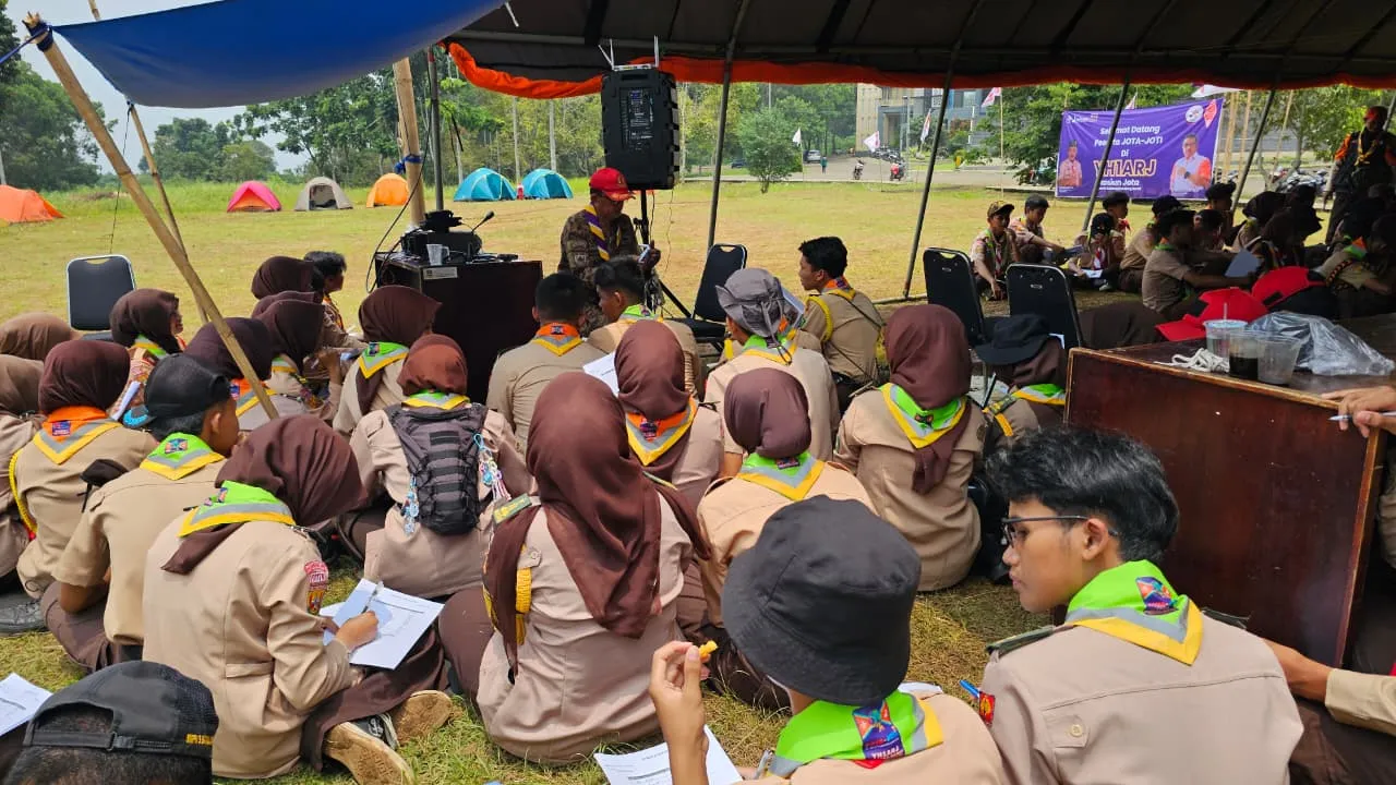 Kegiatan Hari Kedua JOTA-JOTI 2025 Kwarcab Kabupaten Bandung Barat Bersama ORARI Lokal Kabupaten Bandung Barat