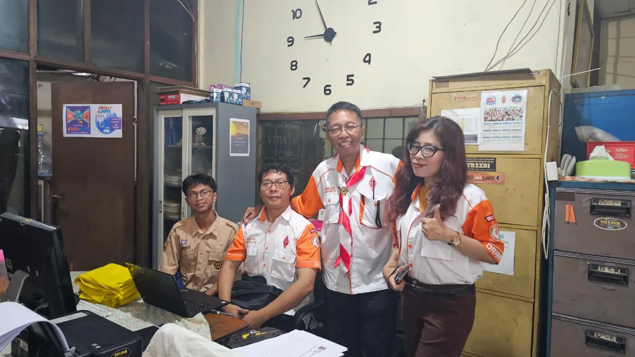 Kegiatan Hari Kedua JOTA-JOTI 2025 Kwarcab Bojonagara Bersama ORARI Lokal Bojonagara