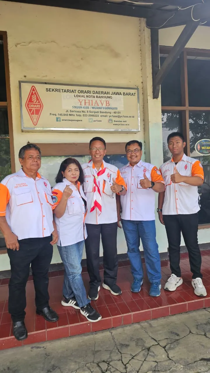 Kegiatan Hari Kedua JOTA-JOTI 2025 Kwarcab Bojonagara Bersama ORARI Lokal Bojonagara