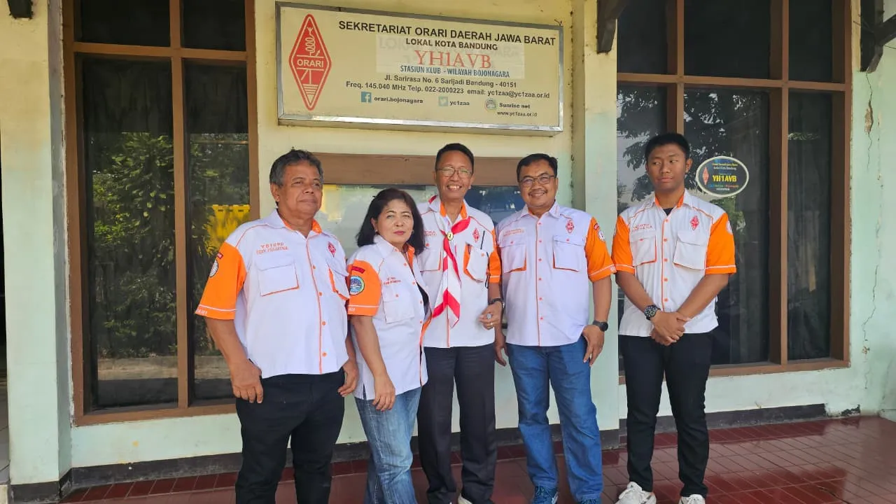 Kegiatan Hari Kedua JOTA-JOTI 2025 Kwarcab Bojonagara Bersama ORARI Lokal Bojonagara