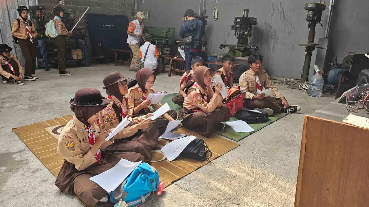 Kegiatan Hari Kedua JOTA-JOTI 2025 Kwarcab Bojonagara Bersama ORARI Lokal Bojonagara