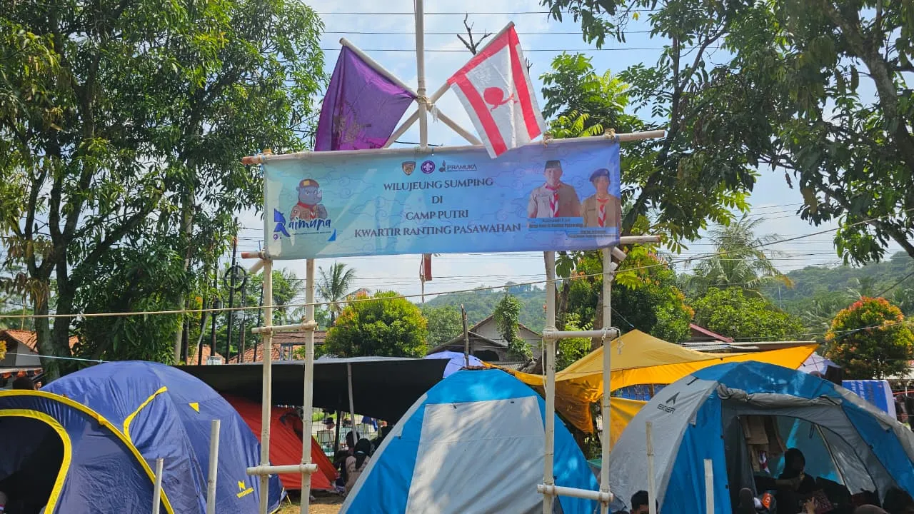Kegiatan Hari Kedua JOTA-JOTI 2025 Kwarcab Kabupaten Purwakarta Bersama ORARI Lokal Kabupaten Purwakarta