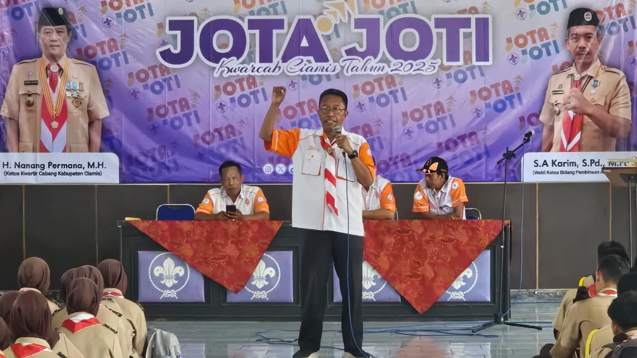 Kegiatan Hari Ke-3 JOTA-JOTI 2025 Kwarcab Kabupaten Ciamis Bersama ORARI Lokal Kabupaten Ciamis
