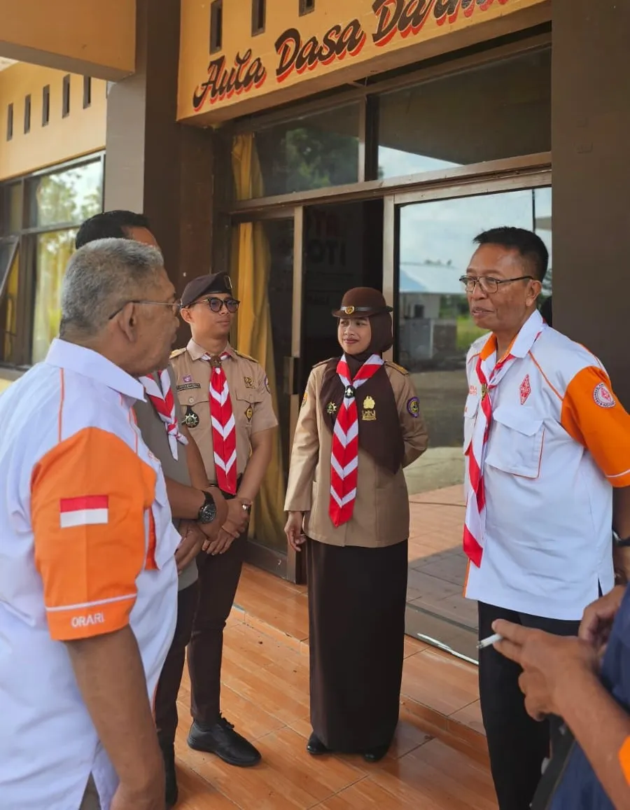 Kegiatan Hari Ke-3 JOTA-JOTI 2025 Kwarcab Kabupaten Tasikmalaya Bersama ORARI Lokal Kabupaten