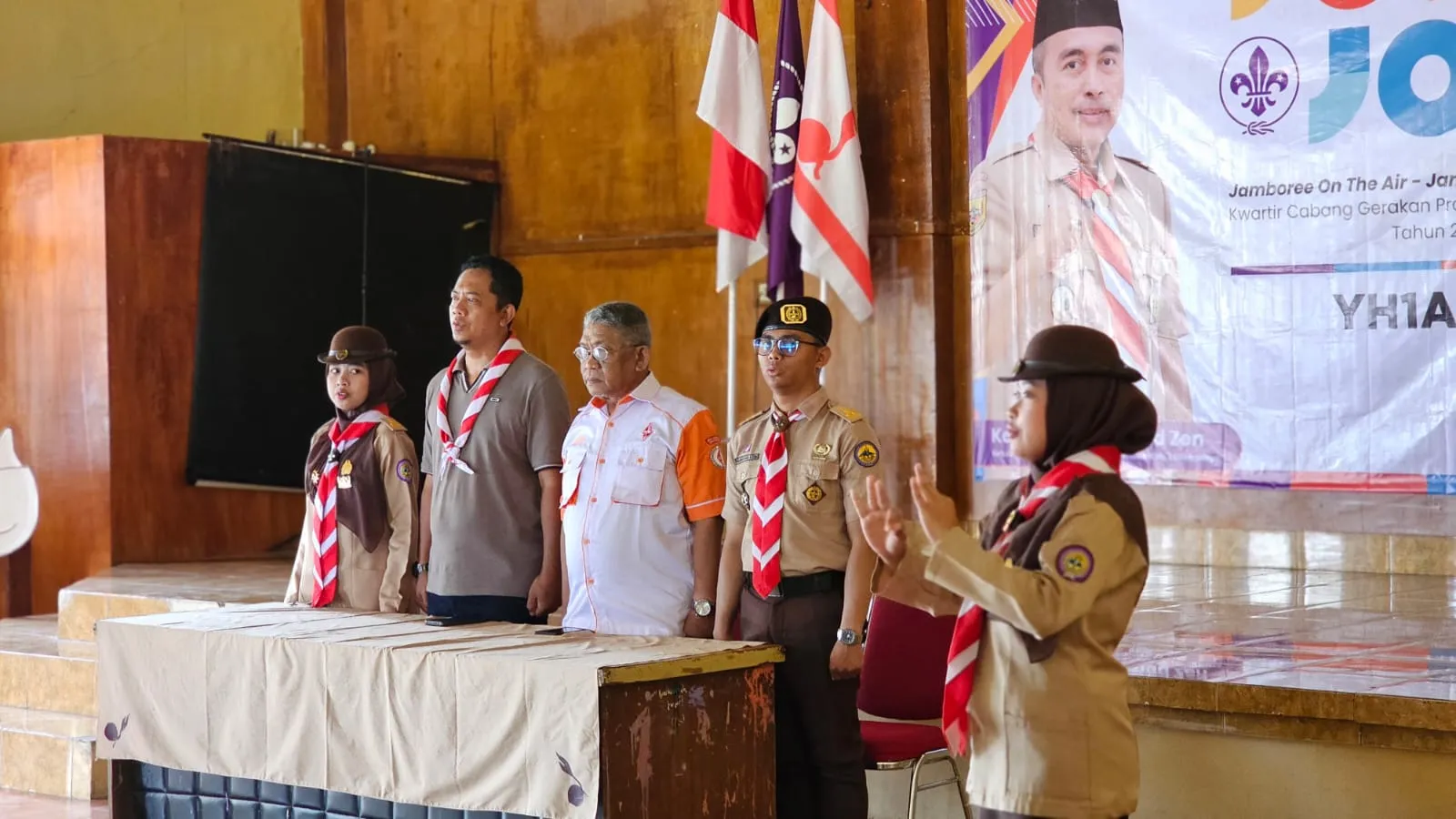 Kegiatan Hari Ke-3 JOTA-JOTI 2025 Kwarcab Kabupaten Tasikmalaya Bersama ORARI Lokal Kabupaten