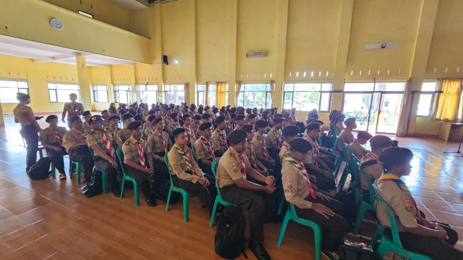 Kegiatan Hari Ke-3 JOTA-JOTI 2025 Kwarcab Kabupaten Tasikmalaya Bersama ORARI Lokal Kabupaten