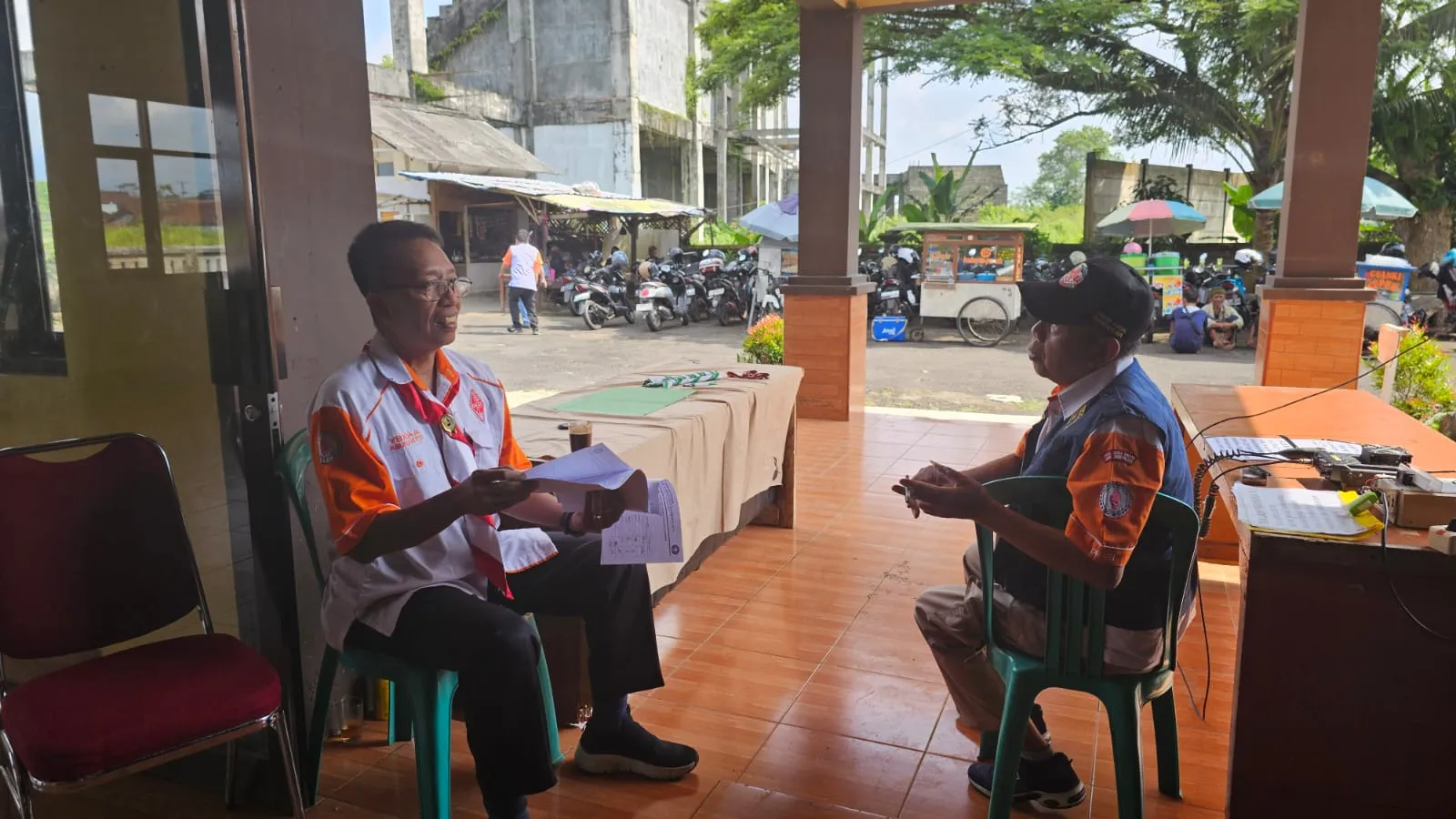 Kegiatan Hari Ke-3 JOTA-JOTI 2025 Kwarcab Kabupaten Tasikmalaya Bersama ORARI Lokal Kabupaten