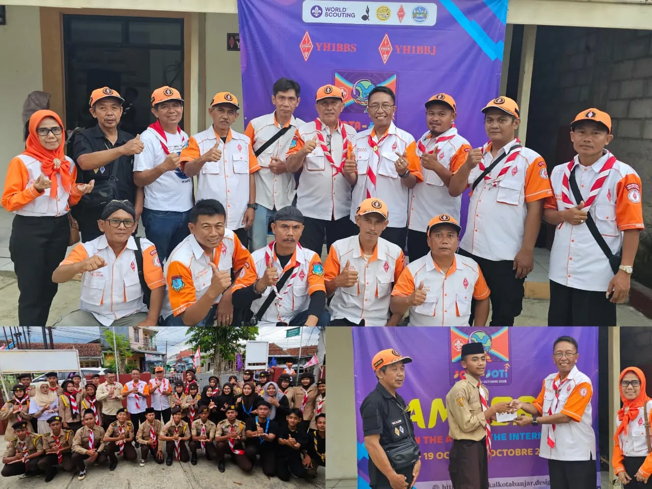 Kegiatan Hari Ke-3 JOTA-JOTI 2025 Kwarcab Kota Banjar Bersama ORARI Lokal Kota Banjar