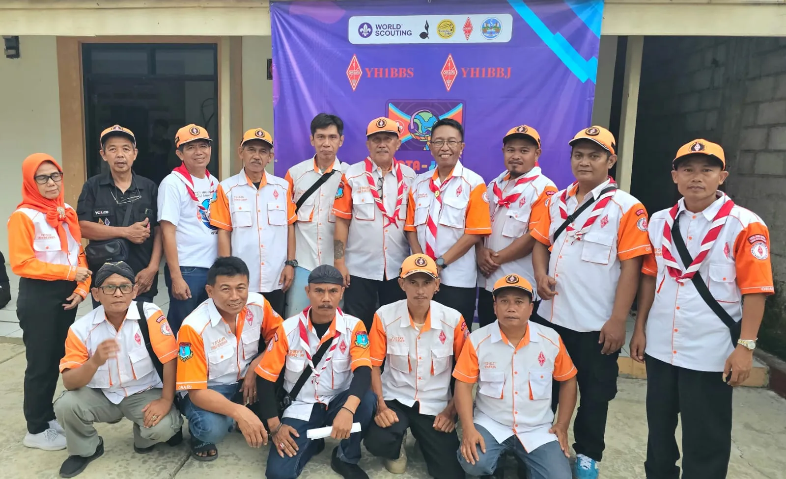 Kegiatan Hari Ke-3 JOTA-JOTI 2025 Kwarcab Kota Banjar Bersama ORARI Lokal Kota Banjar
