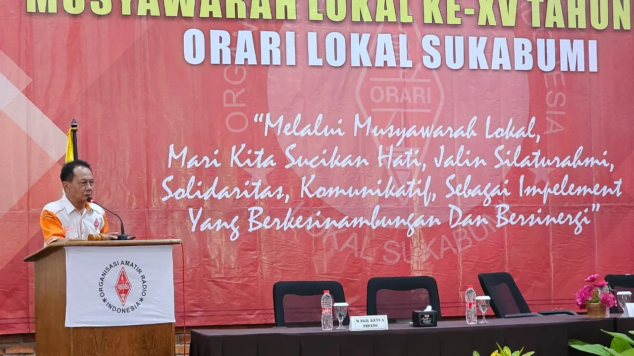 Musyawarah Lokal (MUSLOK) Ke-XV ORARI Lokal Sukabumi Tahun 2025